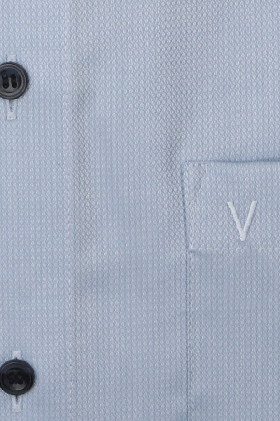 Produktbild fr 'MARVELIS Modern Fit Hemd Halbarm New Kent Kragen Struktur hellblau'
