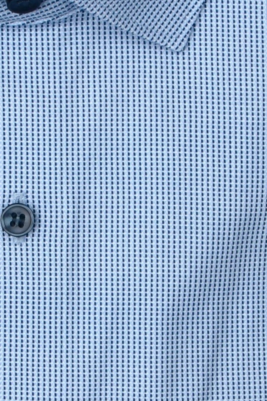 Produktbild fr 'OLYMP Level Five 24/Seven body fit Hemd extra langer Arm Muster blau'