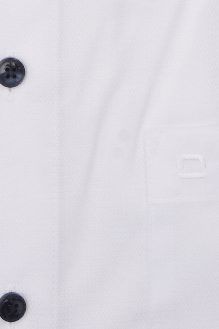 Produktbild fr 'OLYMP Luxor modern fit Hemd extra kurzer Arm New Kent Kragen Struktur wei'