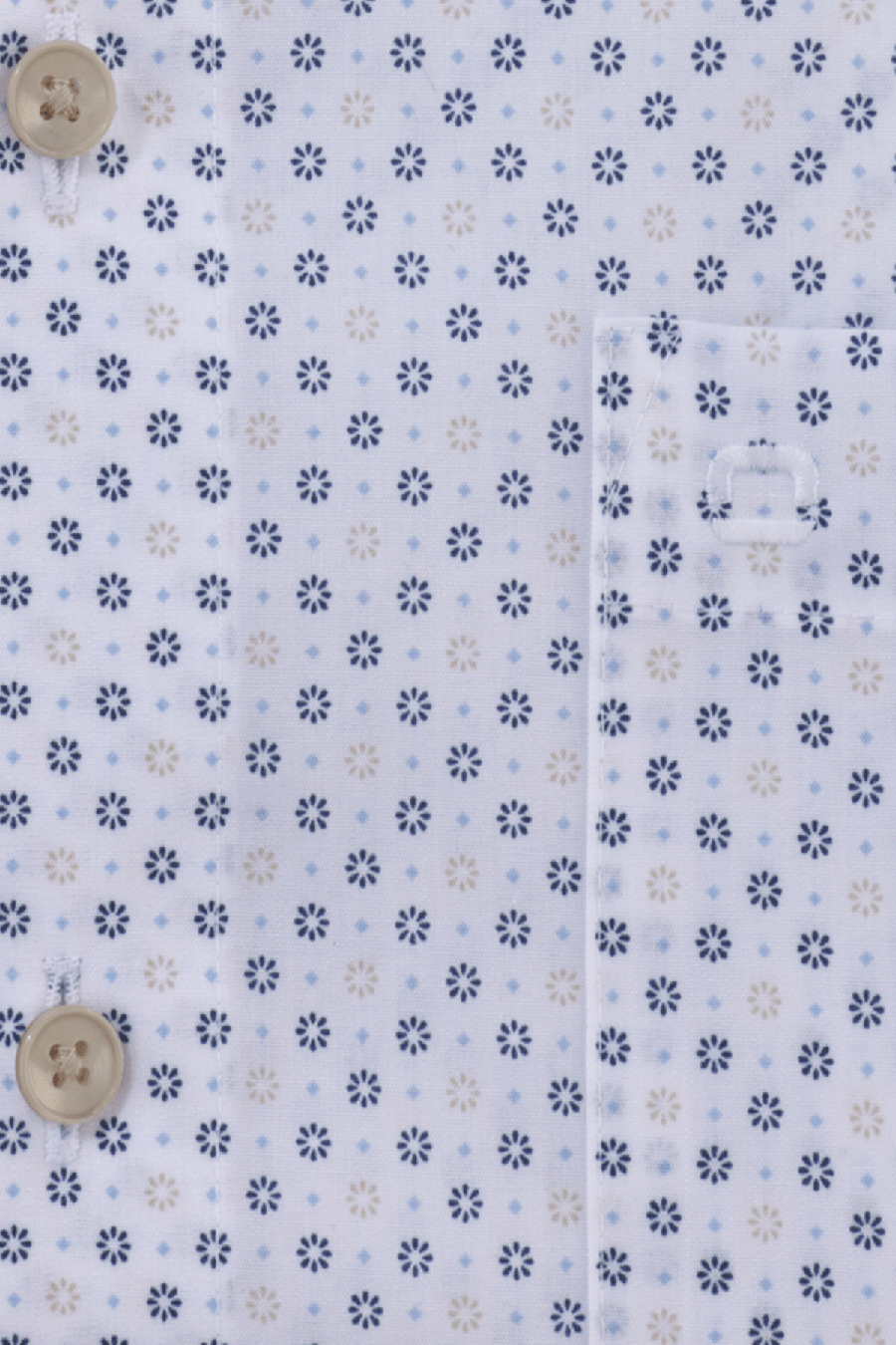 Produktbild fr 'OLYMP Luxor modern fit Hemd Langarm  New Kent Kragen Blumenmuster blau'