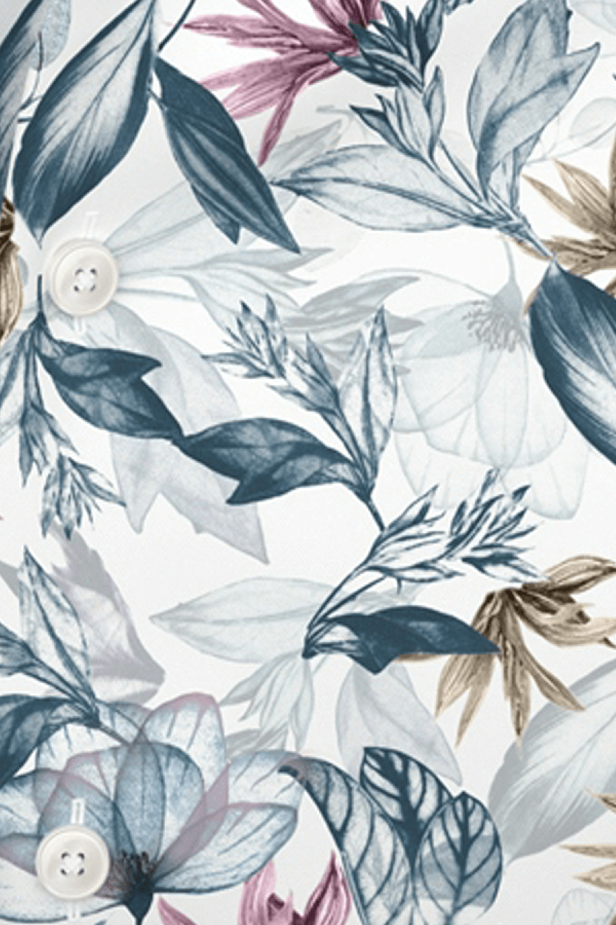 Produktbild f�r 'OLYMP Luxor modern fit Hemd extra langer Arm New Kent Kragen Blumenmuster blau'