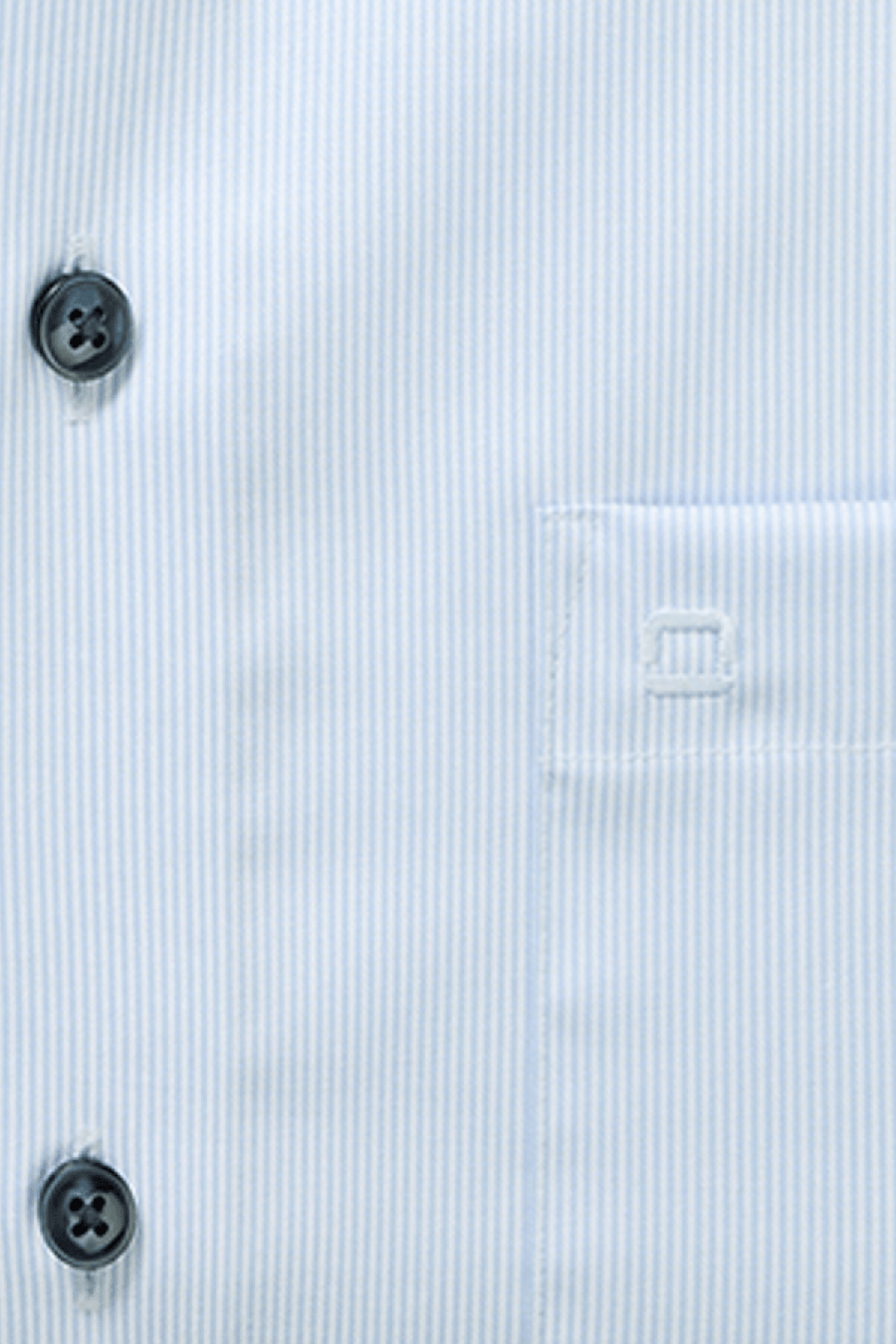Produktbild f�r 'OLYMP Luxor modern fit Hemd extra kurzer Arm New Kent Kragen Streifen hellblau'