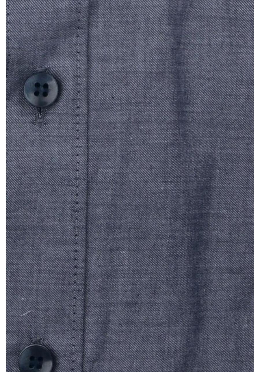 Produktbild fr 'OLYMP Level Five body fit Hemd Langarm New Kent Kragen Twill navy'
