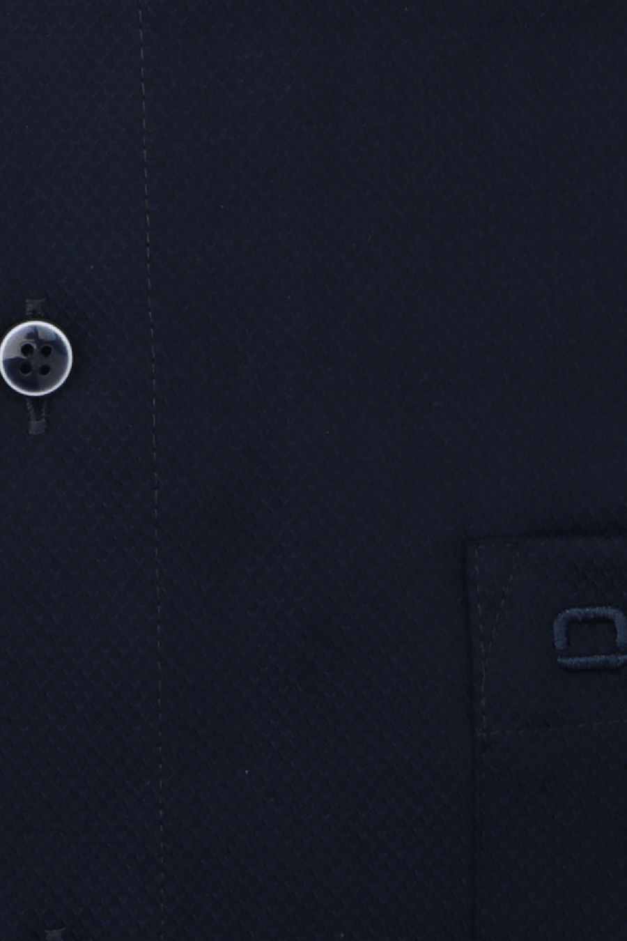 Produktbild f�r 'OLYMP Luxor comfort fit big Hemd Langarm New Kent Kragen Rautenstruktur nachtblau'