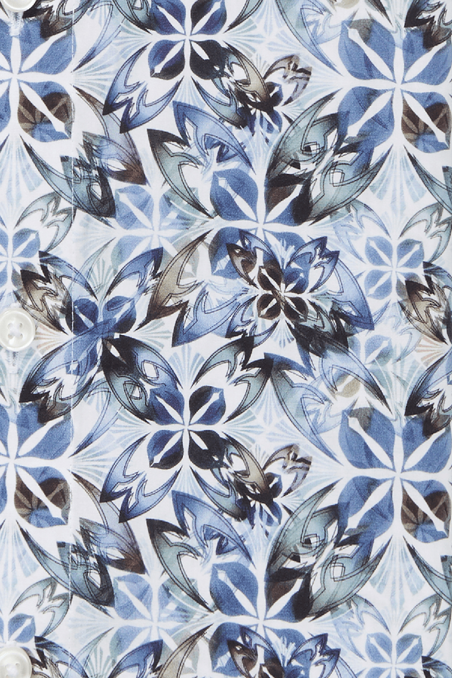 Produktbild f�r 'OLYMP Luxor modern fit Hemd Langarm New Kent Kragen Blumenmuster wei�'