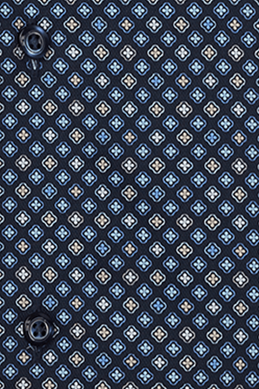 Produktbild f�r 'OLYMP Luxor modern fit Hemd extra langer Arm New Kent Kragen Muster blau'