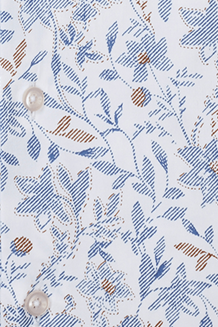 Produktbild f�r 'OLYMP Luxor 24/Seven modern fit Hemd New Kent Kragen Blumenmuster wei�'