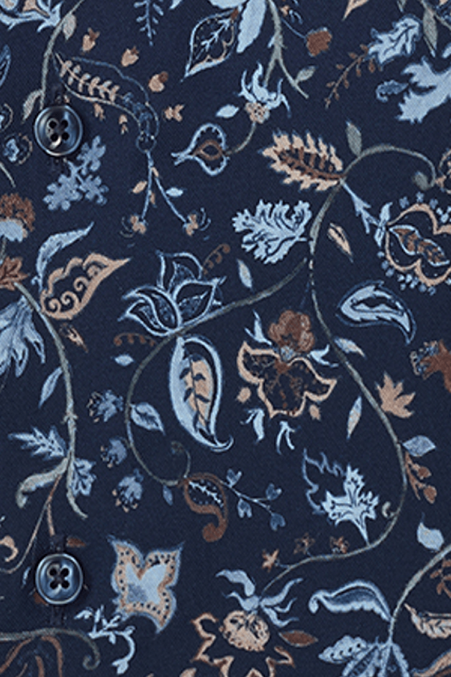 Produktbild f�r 'OLYMP Luxor modern fit Hemd extra langer Arm New Kent Kragen Blumenmuster blau'