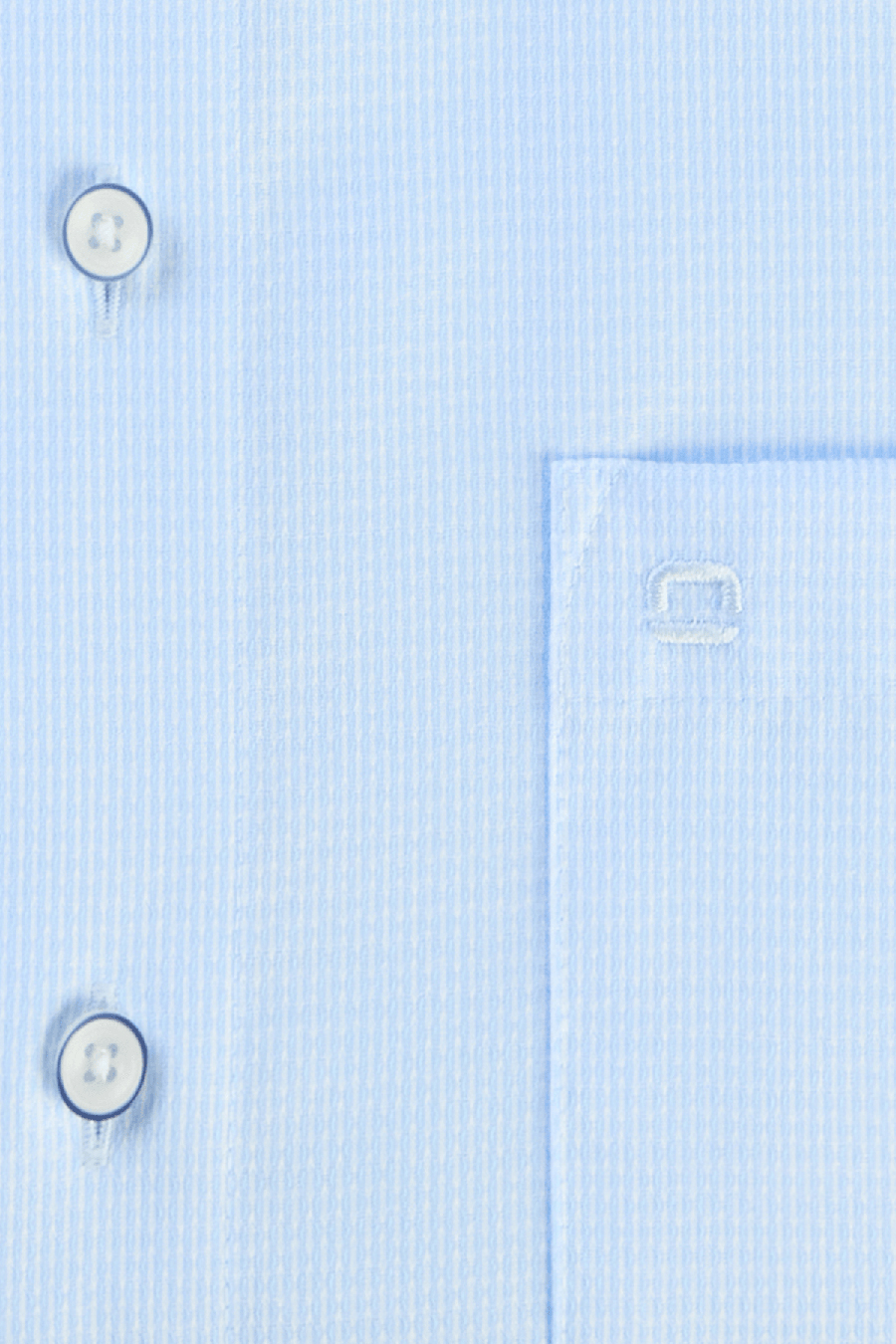Produktbild fr 'OLYMP Luxor modern fit Halbarm New Kent Kragen Struktur hellblau'
