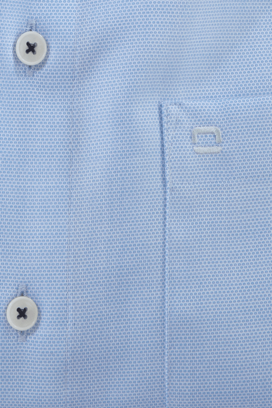 Produktbild fr 'OLYMP Luxor modern fit Hemd Langarm New Kent Kragen Struktur hellblau'