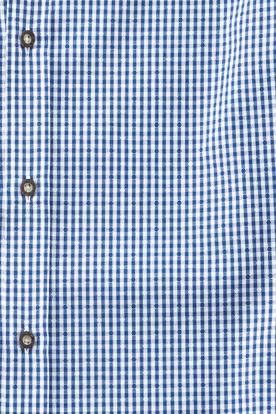 Produktbild fr 'OLYMP Casual regular fit Hemd Langarm New Kent Kragen Karo blau'