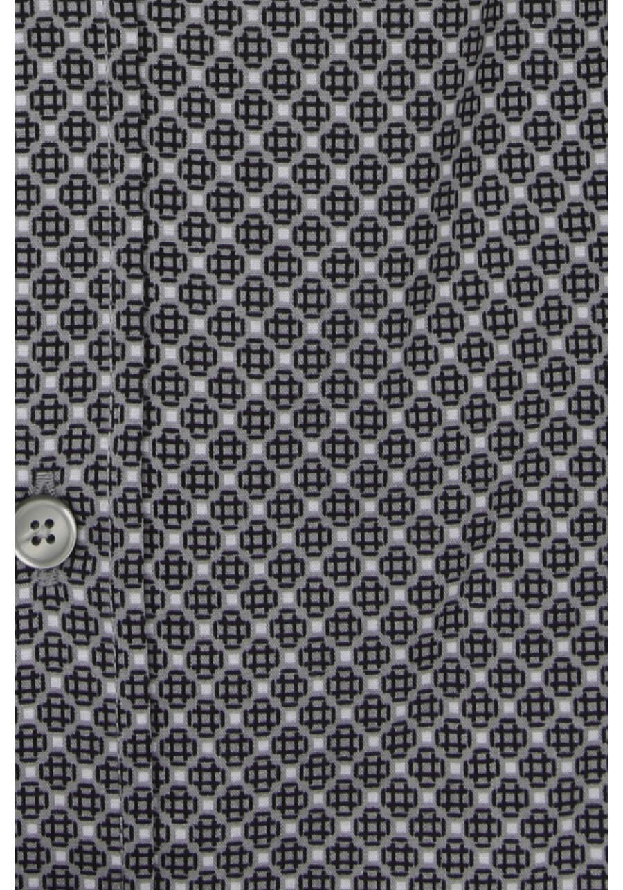 Produktbild fr 'OLYMP Casual regular fit Hemd Langarm New Kent Kragen Muster grau'