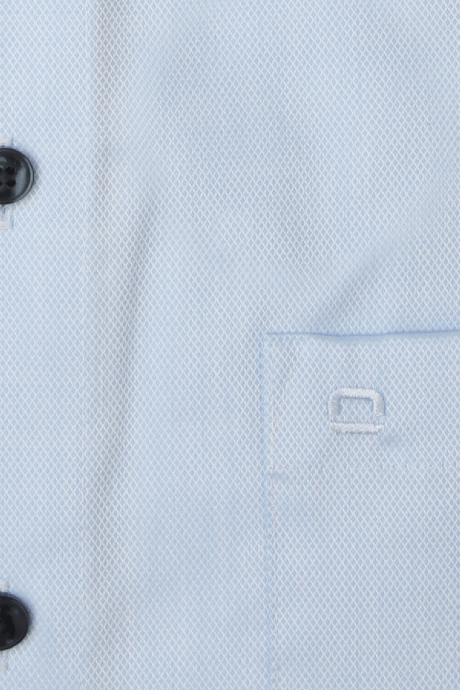 Produktbild fr 'OLYMP Luxor modern fit Hemd Langarm New Kent Kragen Struktur hellblau'