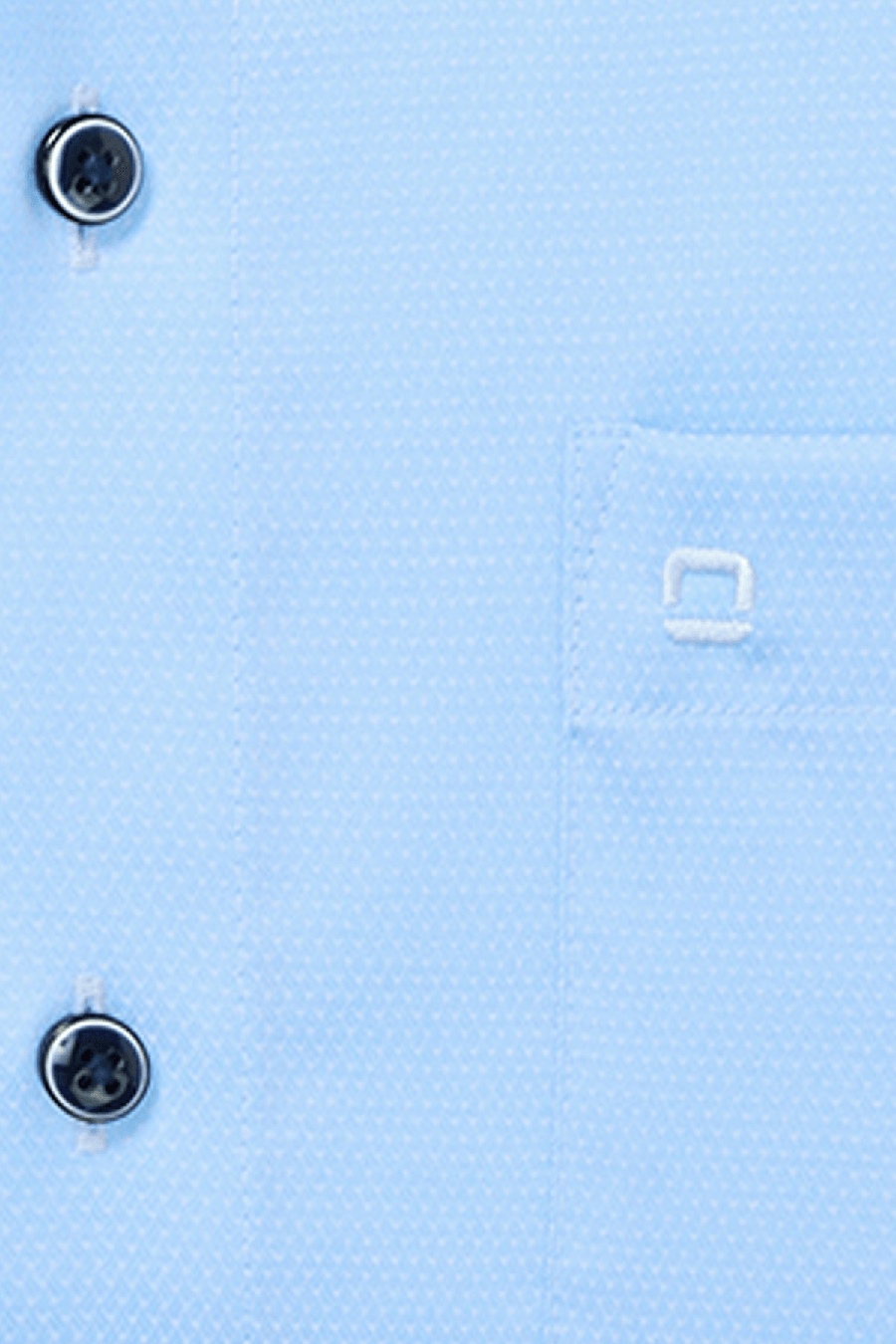 Produktbild f�r 'OLYMP Luxor comfort fit Hemd Langarm New Kent Kragen Struktur hellblau'