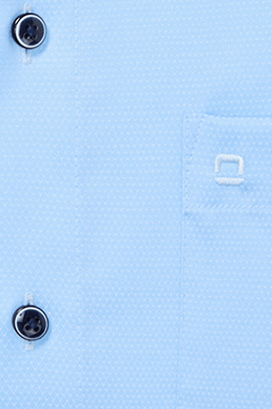 Produktbild f�r 'OLYMP Luxor comfort fit big Hemd Langarm New Kent Kragen Struktur hellblau'