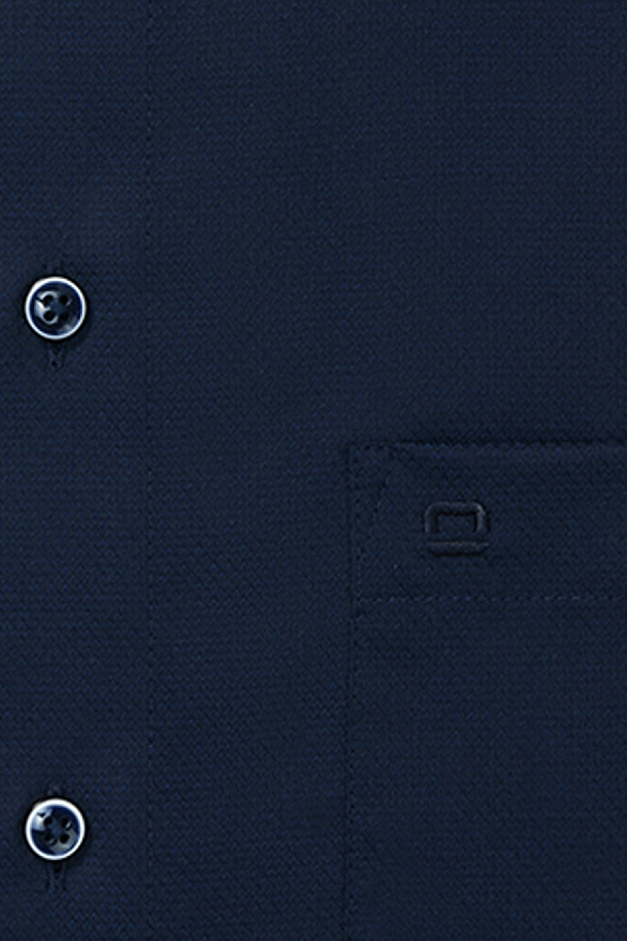 Produktbild f�r 'OLYMP Luxor modern fit Hemd Langarm New Kent Kragen Struktur nachtblau'