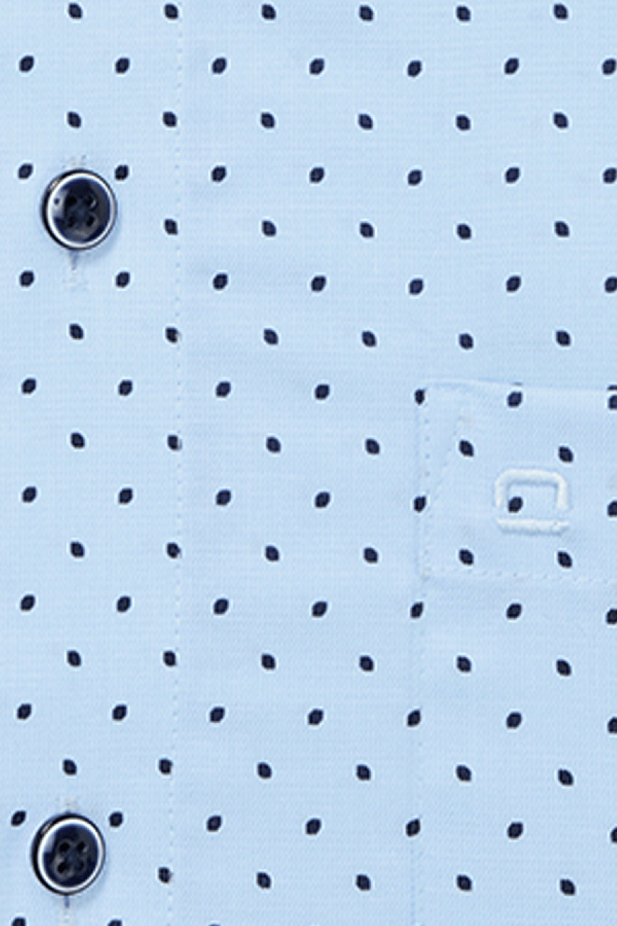 Produktbild f�r 'OLYMP Luxor modern fit Hemd Langarm New Kent Kragen Punkte blau'