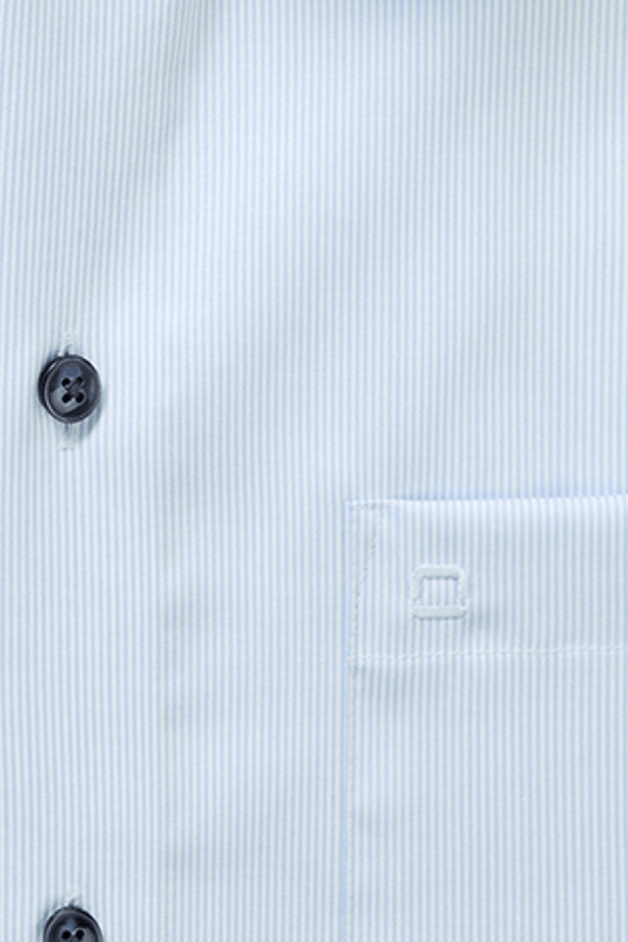 Produktbild f�r 'OLYMP Luxor modern fit Hemd Langarm New Kent Kragen Streifen hellblau'