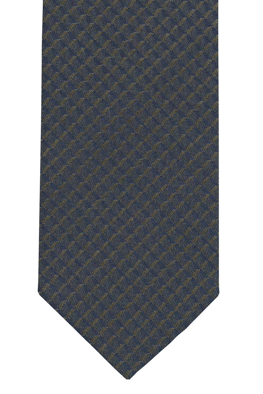 OLYMP Krawatte slim 6,5 cm breit aus reiner Seide Fleckabweisend Muster grün
