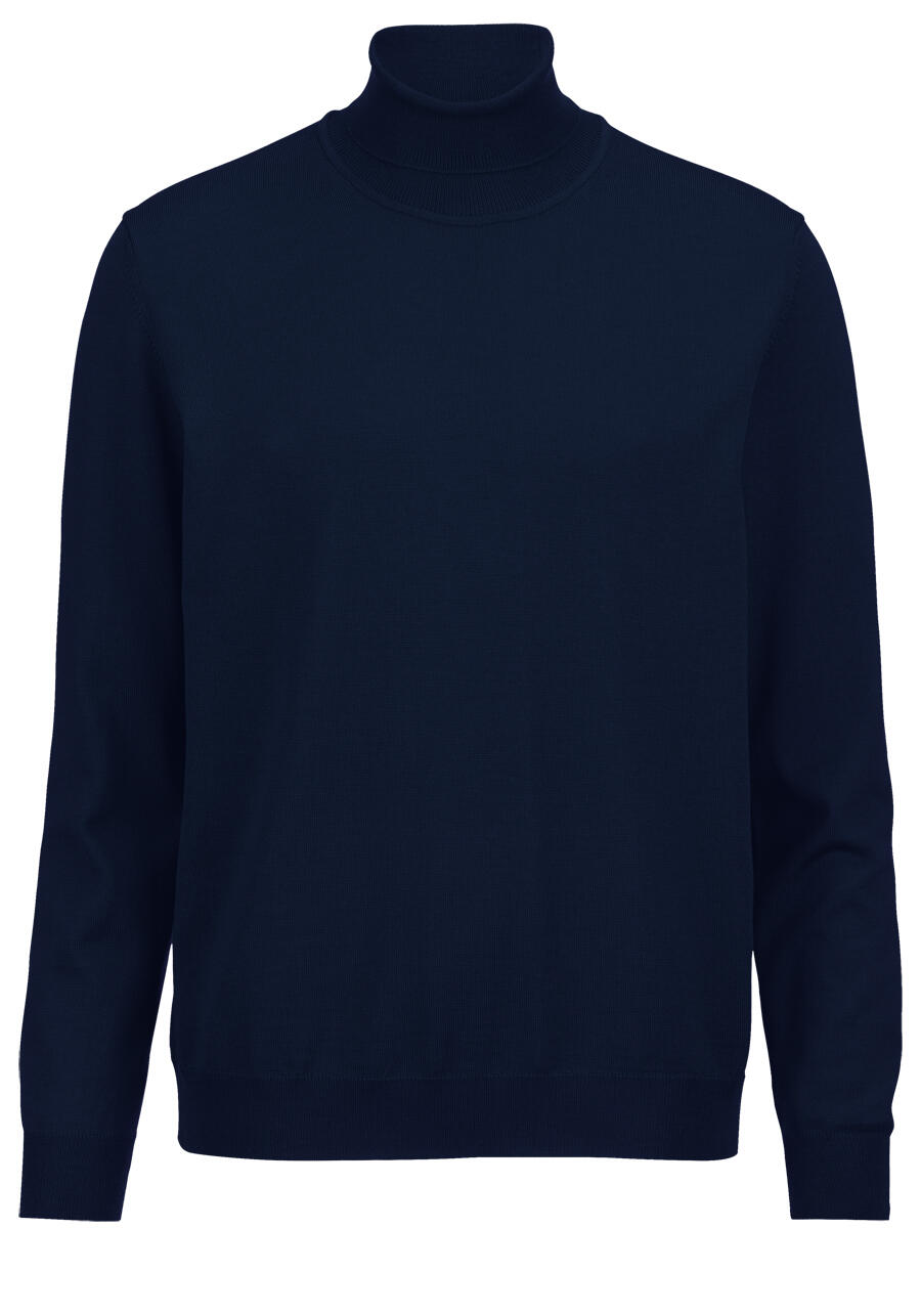 Produktbild fr 'OLYMP Casual regular fit Rollkragenpullover Langarm nachtblau'