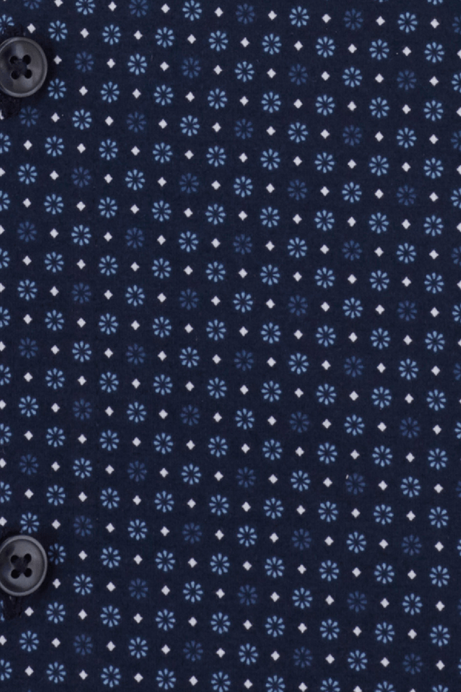 Produktbild fr 'OLYMP Luxor modern fit 24/Seven Hemd Langarm New Kent Kragen Muster dunkelblau'