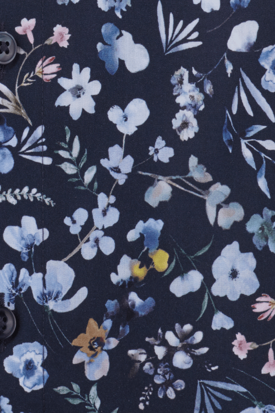 Produktbild fr 'OLYMP Luxor modern fit Hemd Langarm New Kent Kragen Blumenmuster dunkelblau'