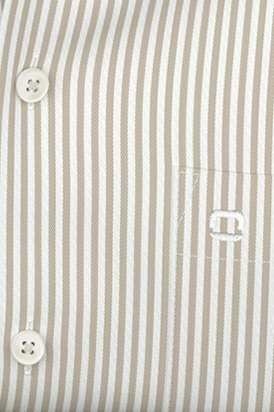 Produktbild f�r 'OLYMP Luxor modern fit Hemd Langarm New Kent Kragen Twill Streifen beige'