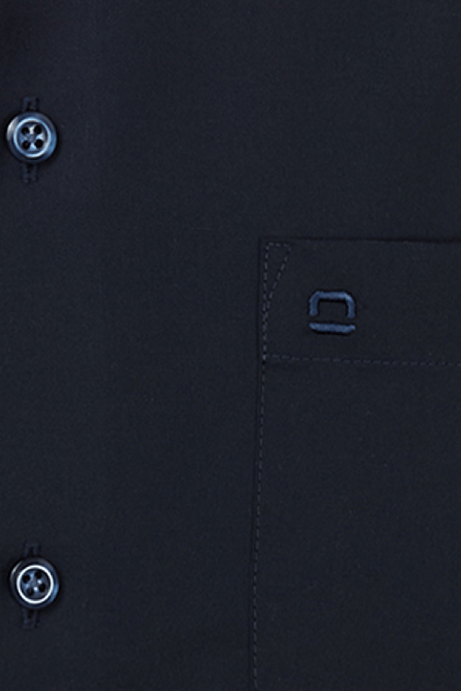 Produktbild f�r 'OLYMP Luxor modern fit Hemd Langarm New Kent Kragen Popeline nachtblau'