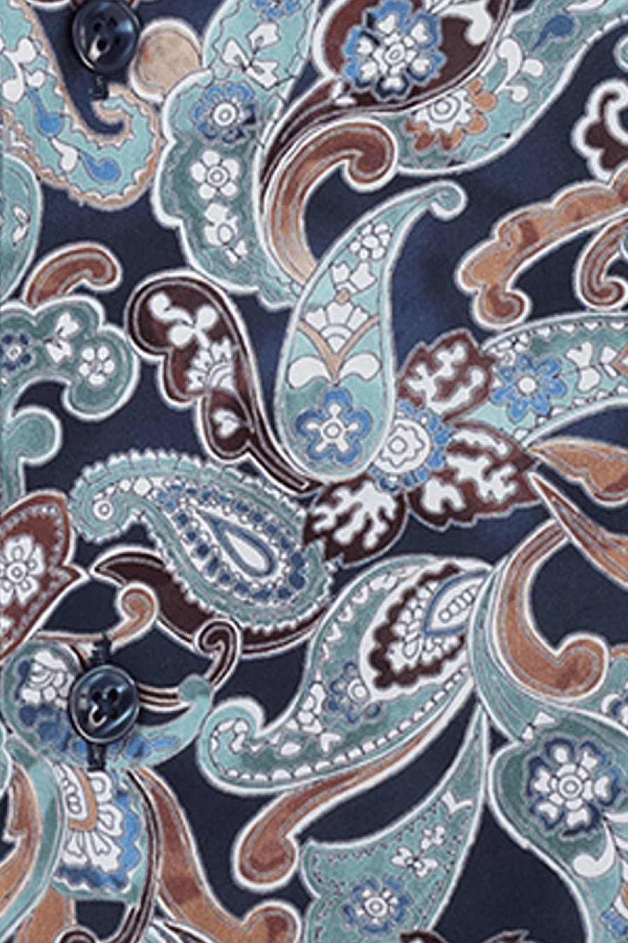 Produktbild f�r 'OLYMP Luxor modern fit Hemd Langarm New Kent Kragen Blumenmuster blau'