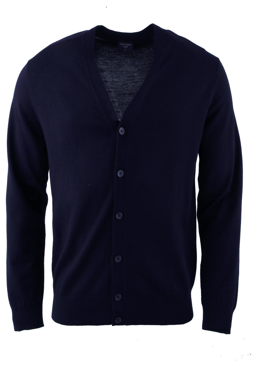 Produktbild fr 'OLYMP Casual regular fit Cardigan Langarm nachtblau'