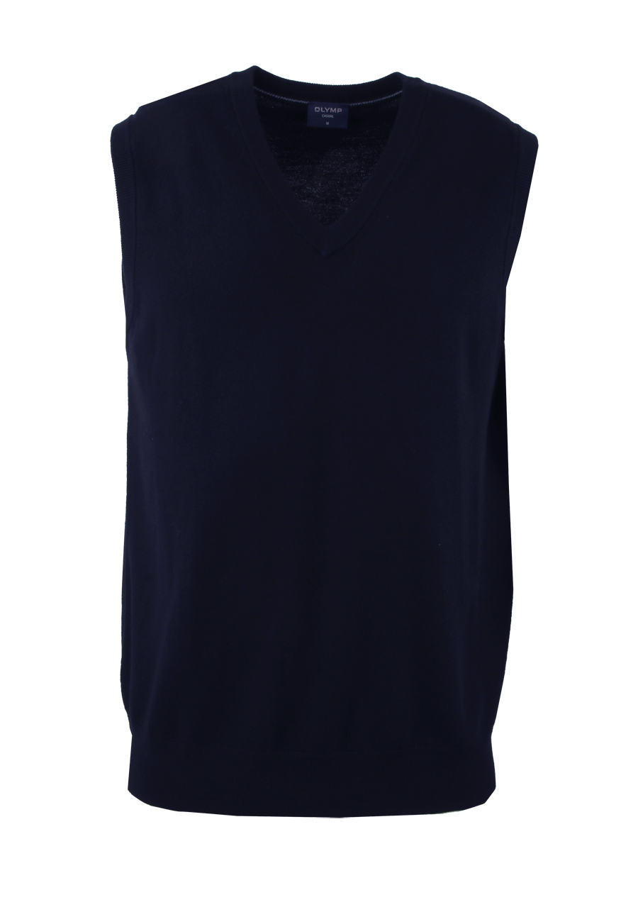 Produktbild fr 'OLYMP Casual regular fit Pullunder V-Ausschnitt nachtblau'