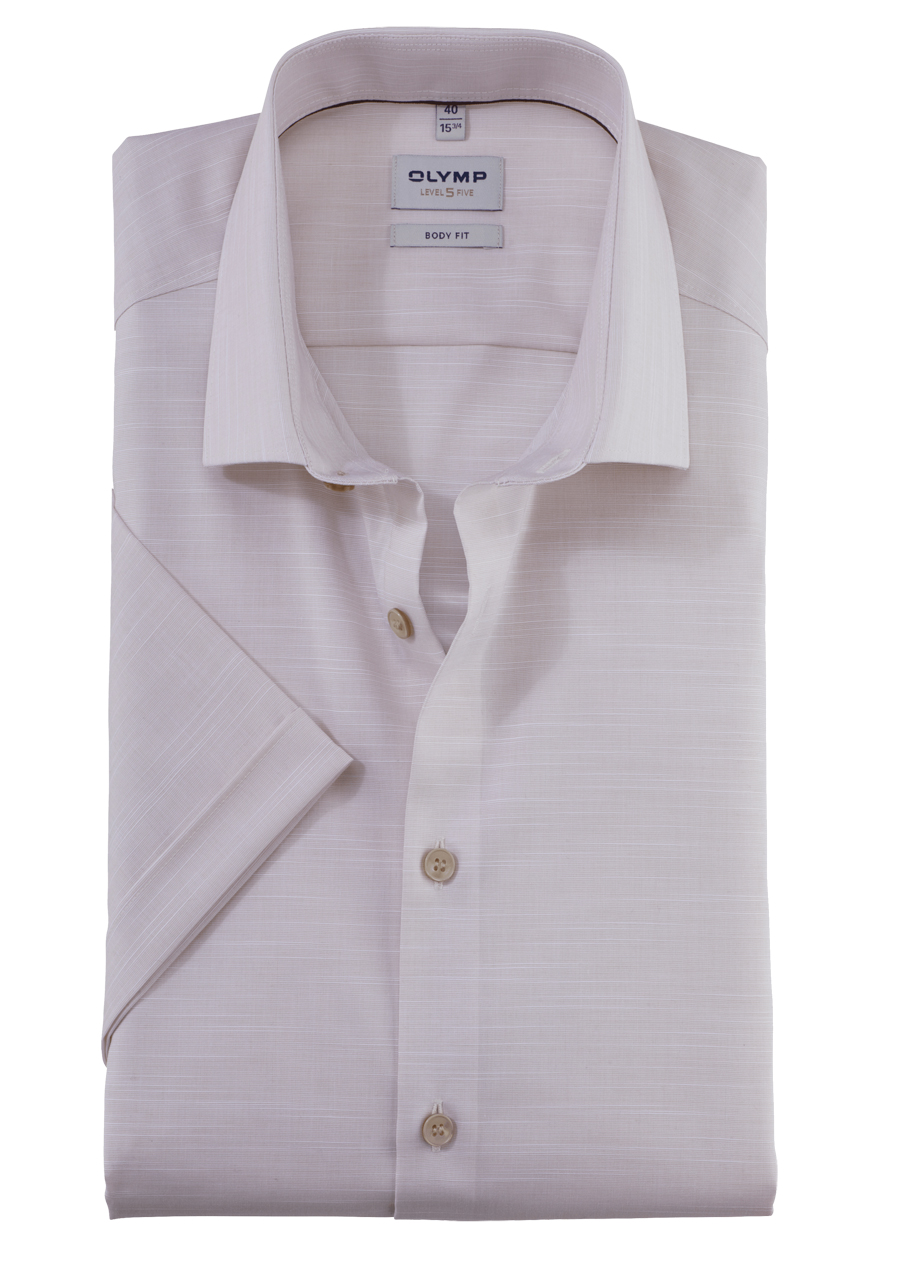 Produktbild fr 'OLYMP Level Five body fit Hemd Wedding Special New kent Kragen Faux ecru'