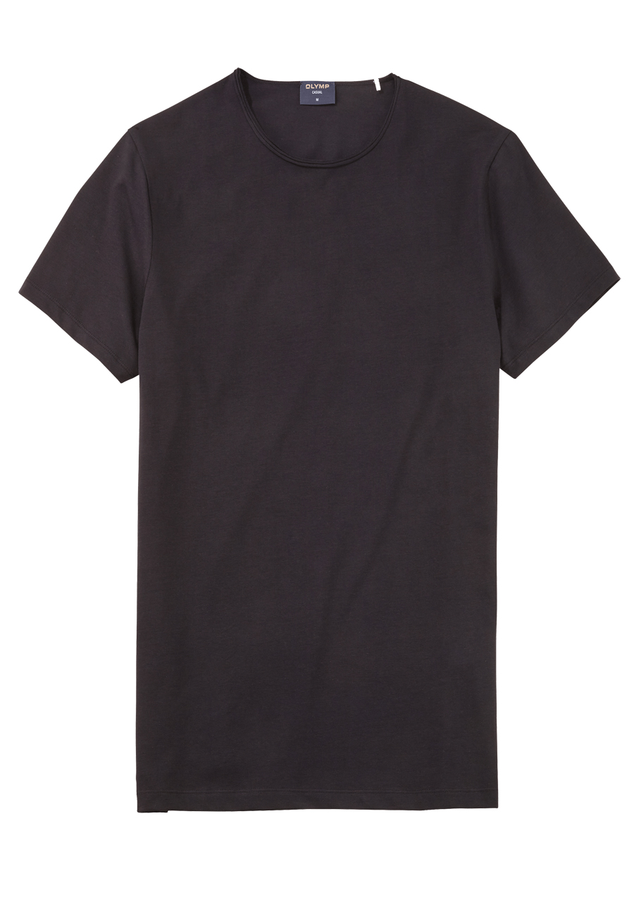 Produktbild fr 'OLYMP Regular Fit T-Shirt Halbarm Rundhals Stretch Jersey schwarz'