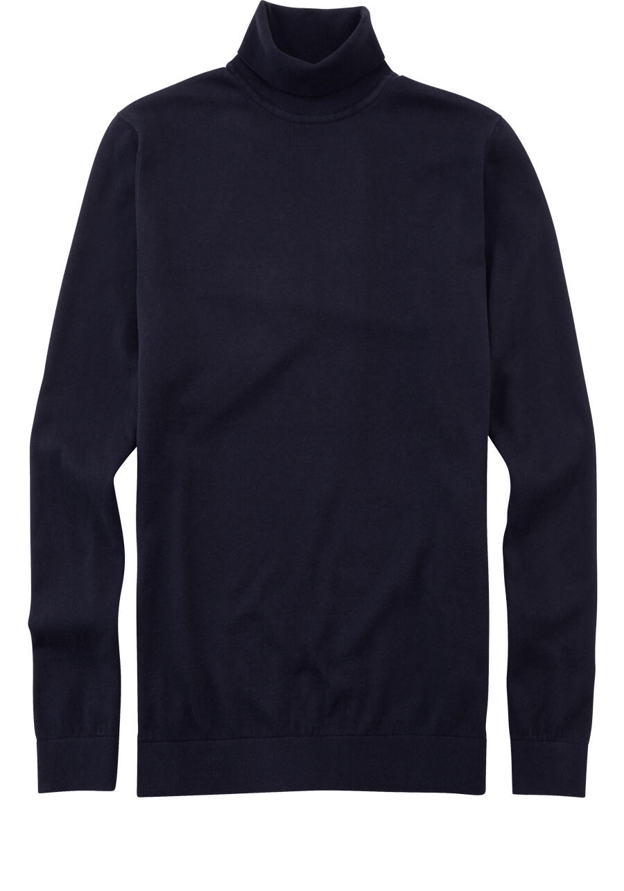 Produktbild fr 'OLYMP Strick Rollkragenpullover Langarm Strick nachtblau'