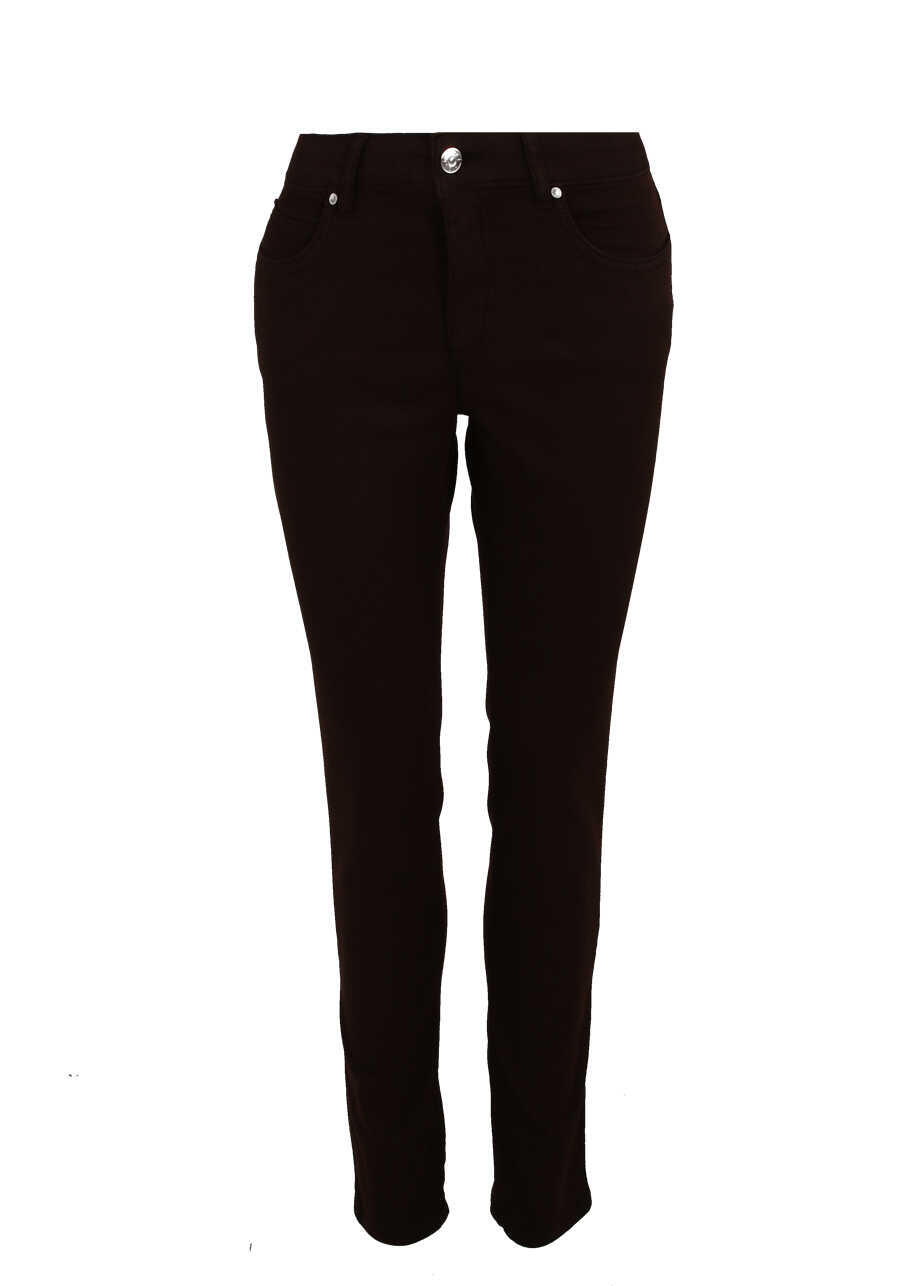 Produktbild f�r 'OUI Slim Fit 7/8 Jeans BAXTOR JEGGINGS Stretch mokka'