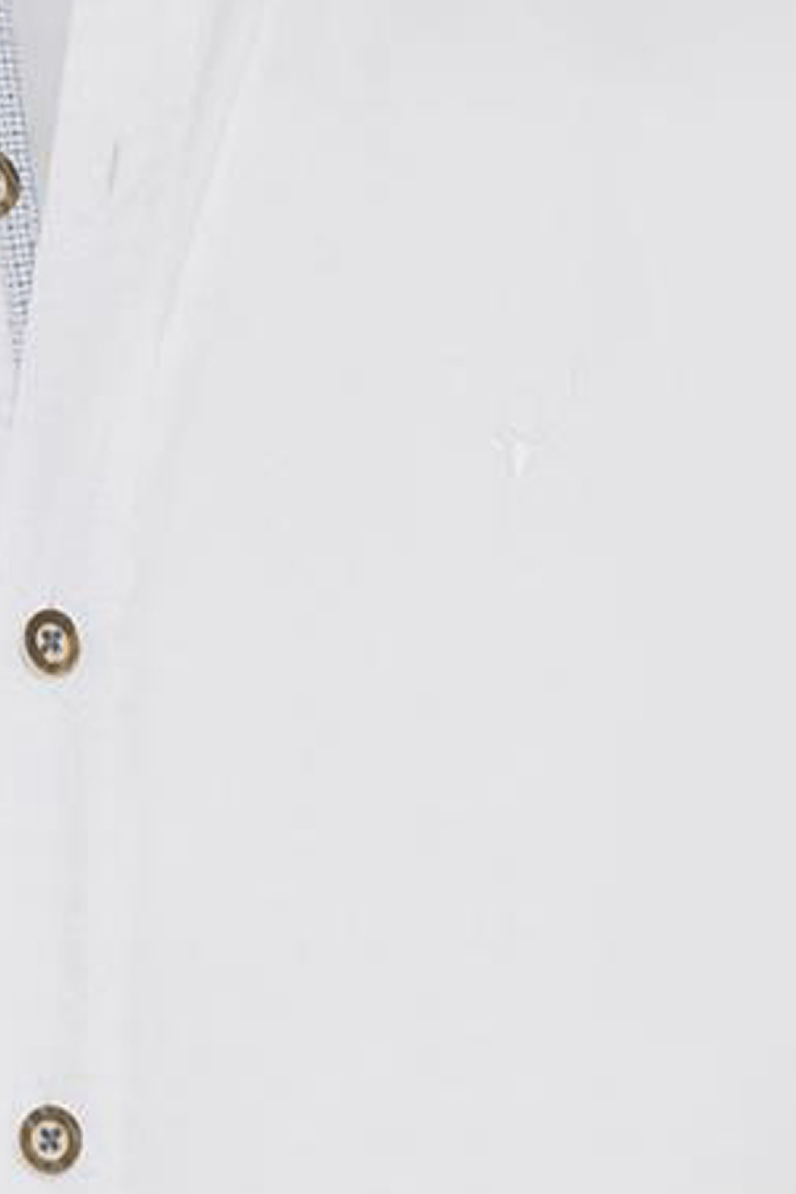 Produktbild f�r 'PURE Slim Fit Trachtenhemd Langarm Stehkragen wei�'