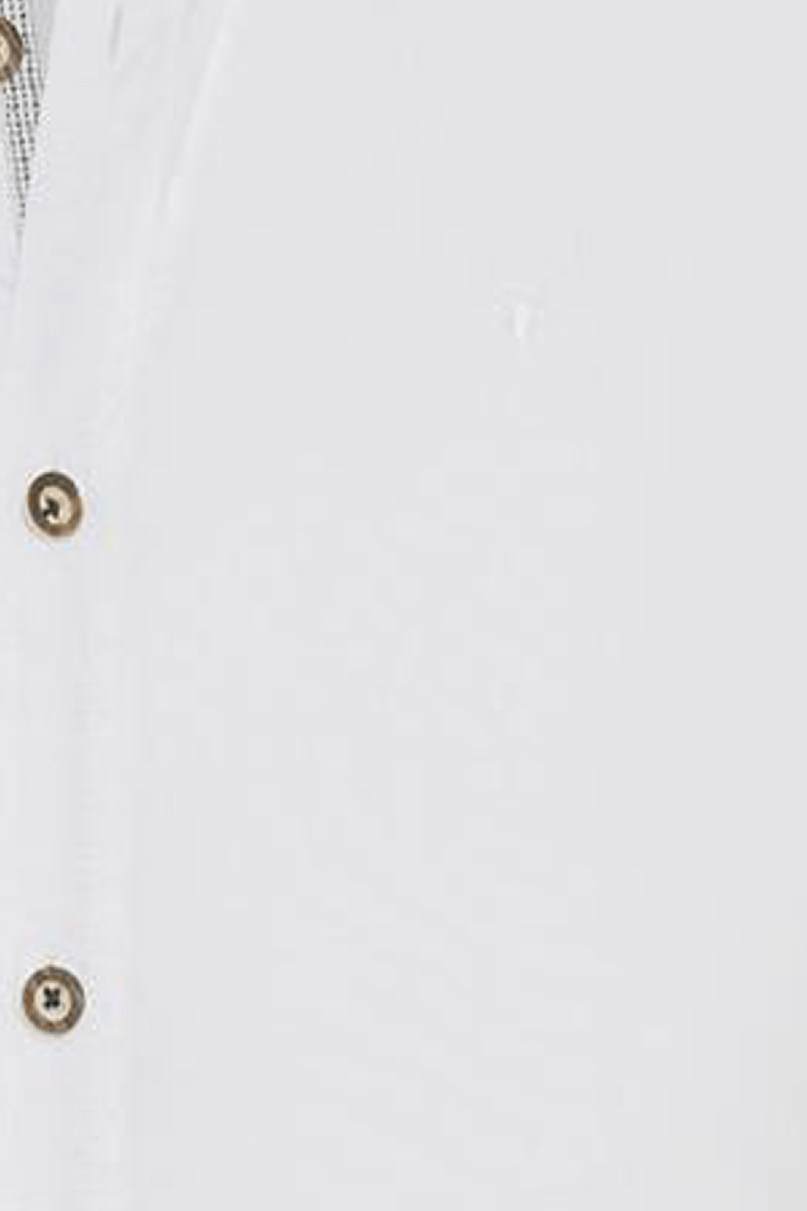 Produktbild f�r 'PURE Slim Fit Trachtenhemd Langarm Stehkragen wei�'
