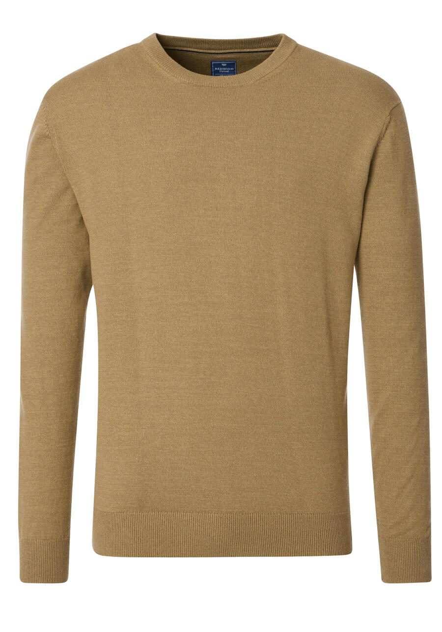 Produktbild fr 'REDMOND Pullover Langarm Rundhalsausschnitt Strick beige'