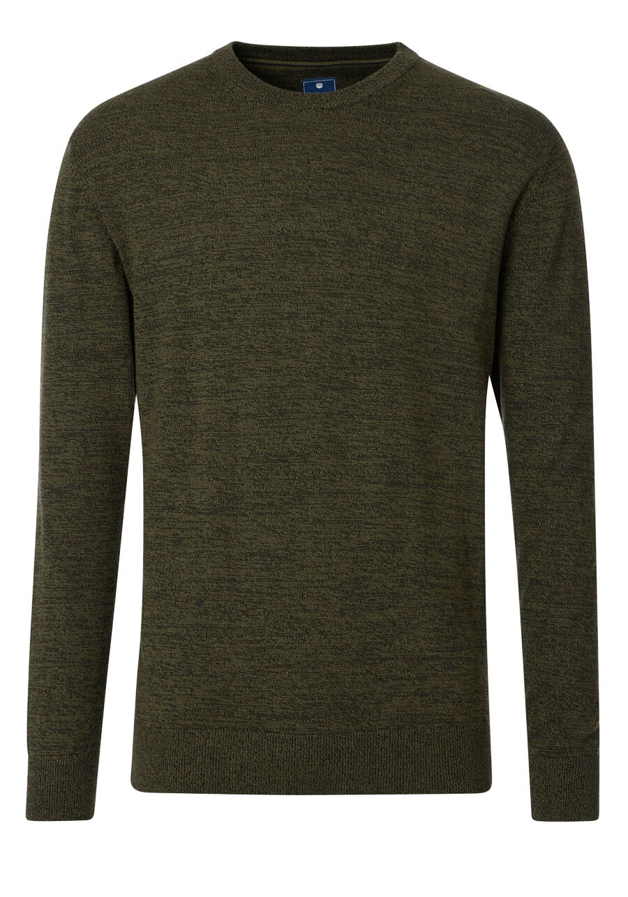 Produktbild fr 'REDMOND Pullover Langarm Rundhalsausschnitt Strick dunkelgrn'