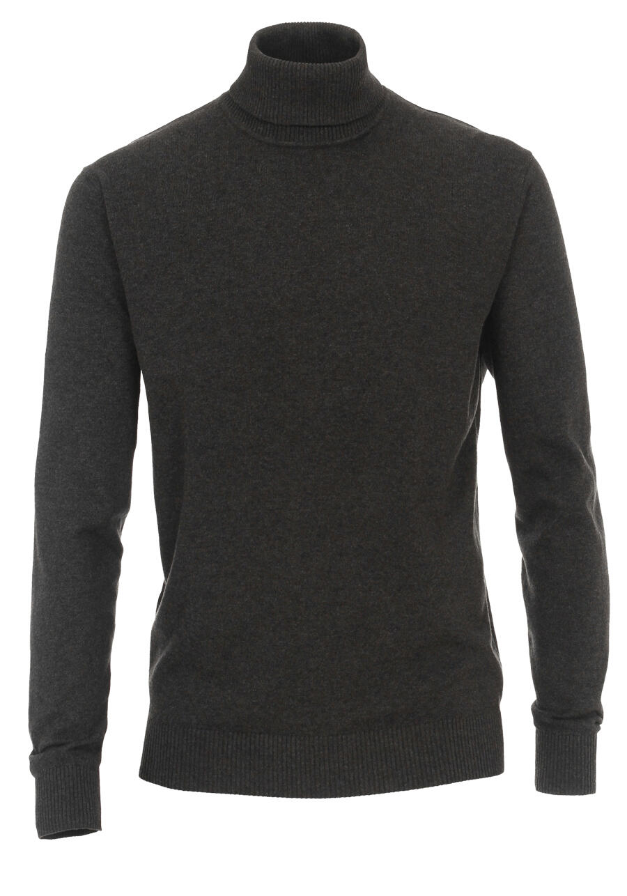 Produktbild fr 'REDMOND Rollkragenpullover Langarm Strick anthrazit'