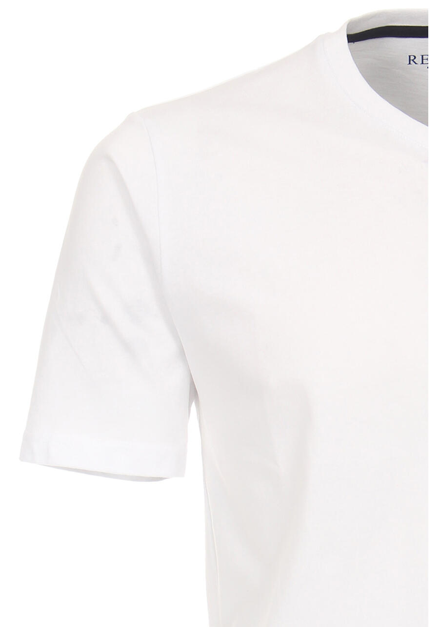 Produktbild fr 'REDMOND Henley Shirt Halbarm Sarafino Ausschnitt wei'