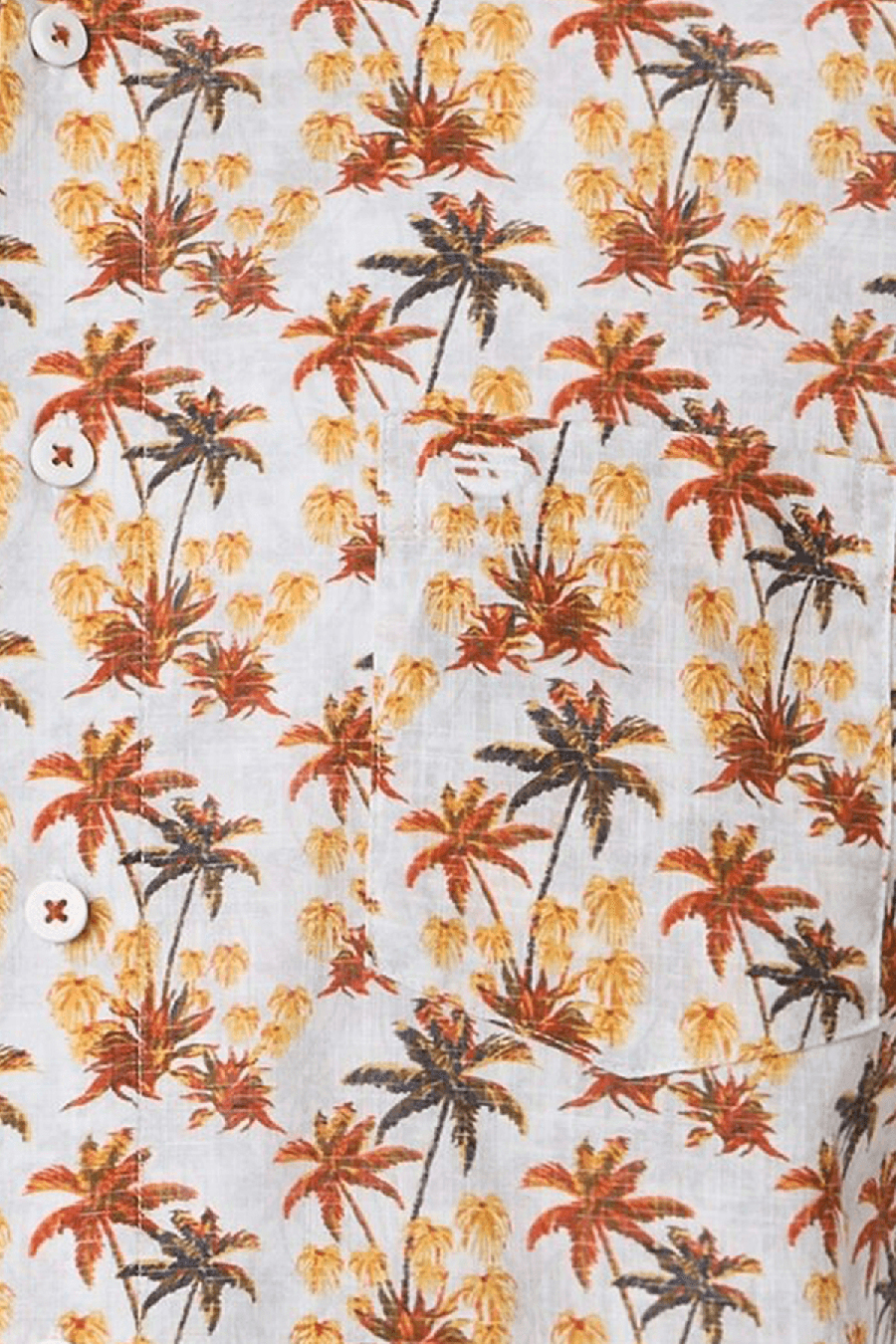 Produktbild fr 'REDMOND Casual Modern Fit Hemd Halbarm Palmenmuster orange'