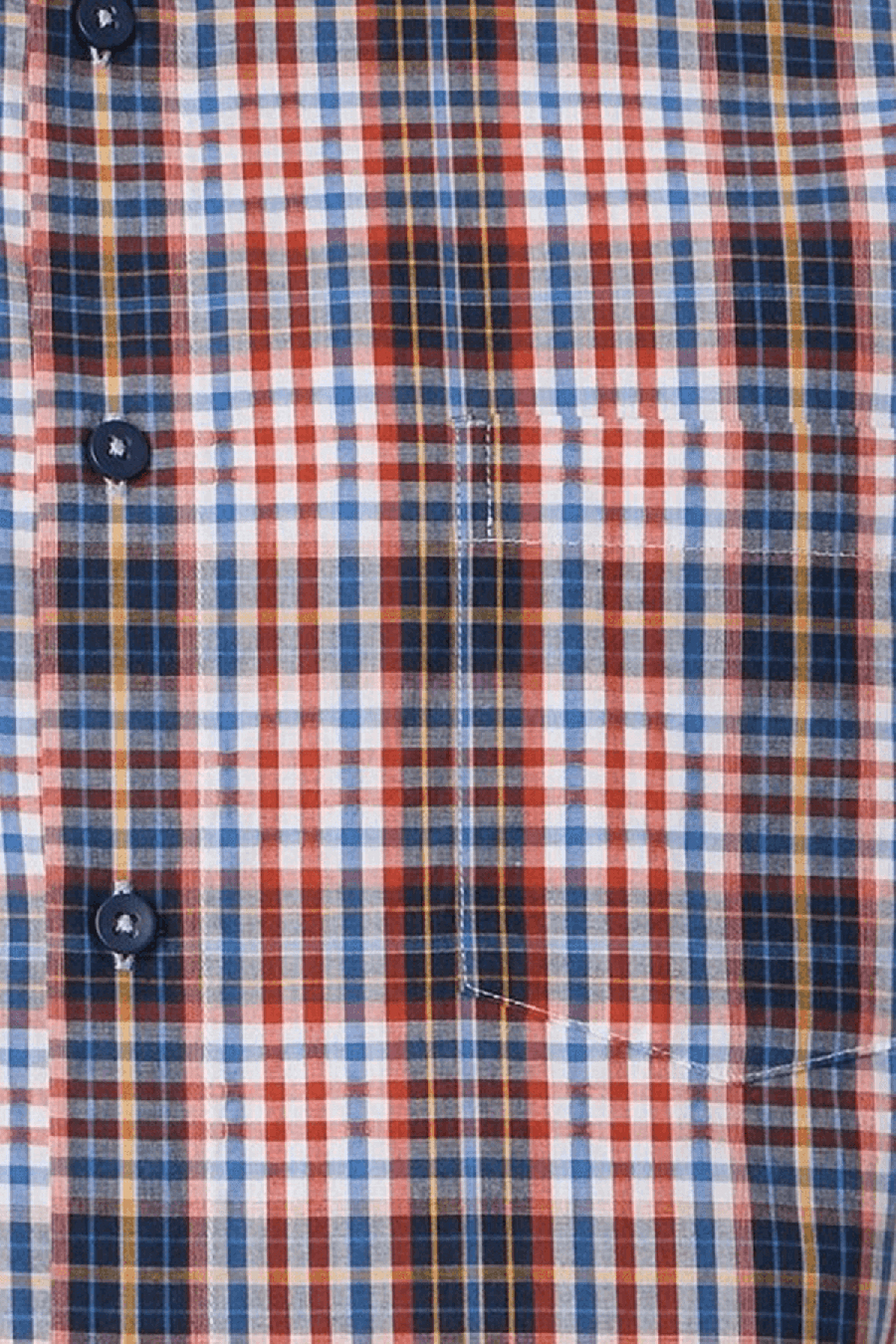 Produktbild fr 'REDMOND Casual Comfort Fit Hemd Halbarm Multikaro rot'