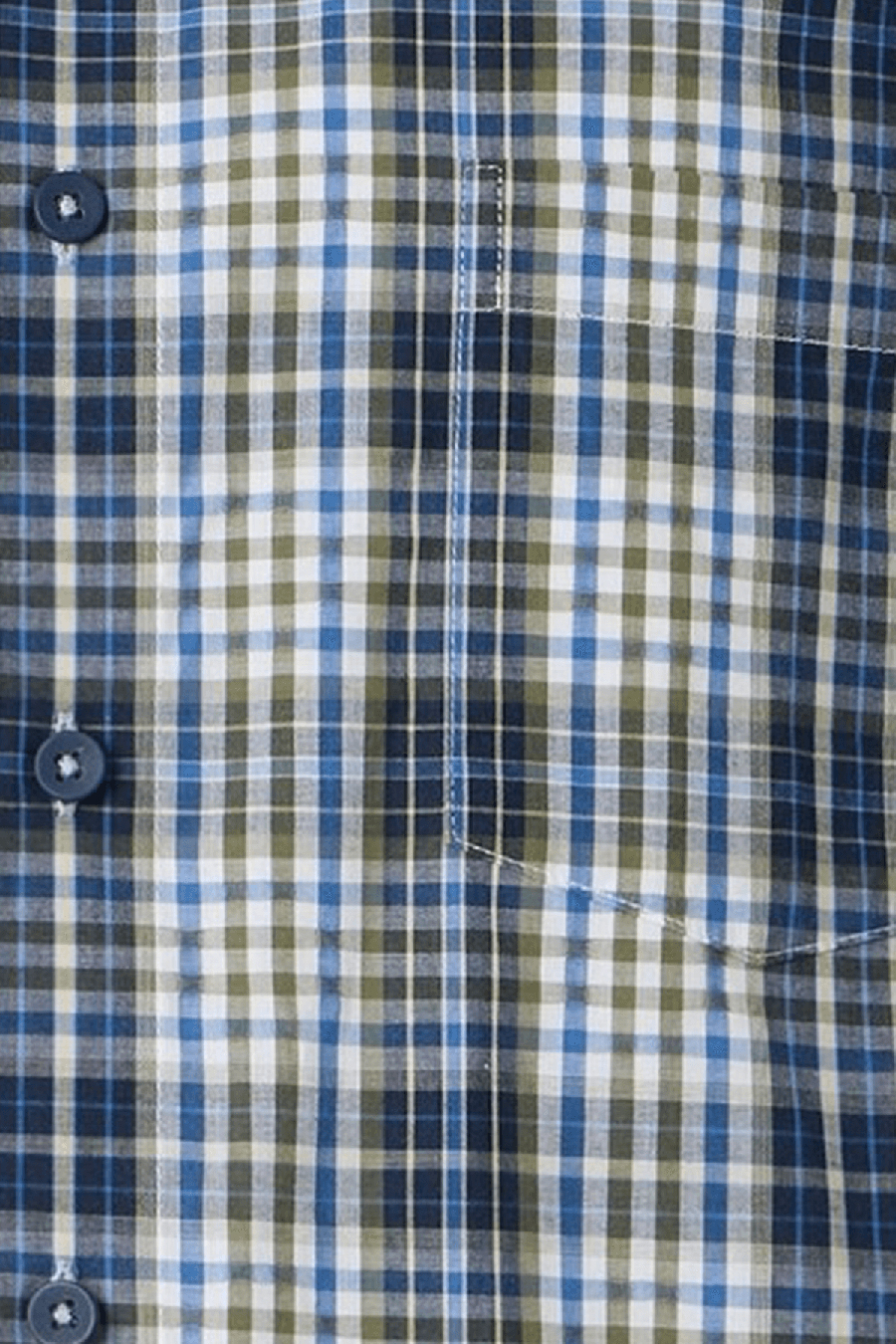 Produktbild fr 'REDMOND Casual Comfort Fit Hemd Halbarm Multikaro grn'