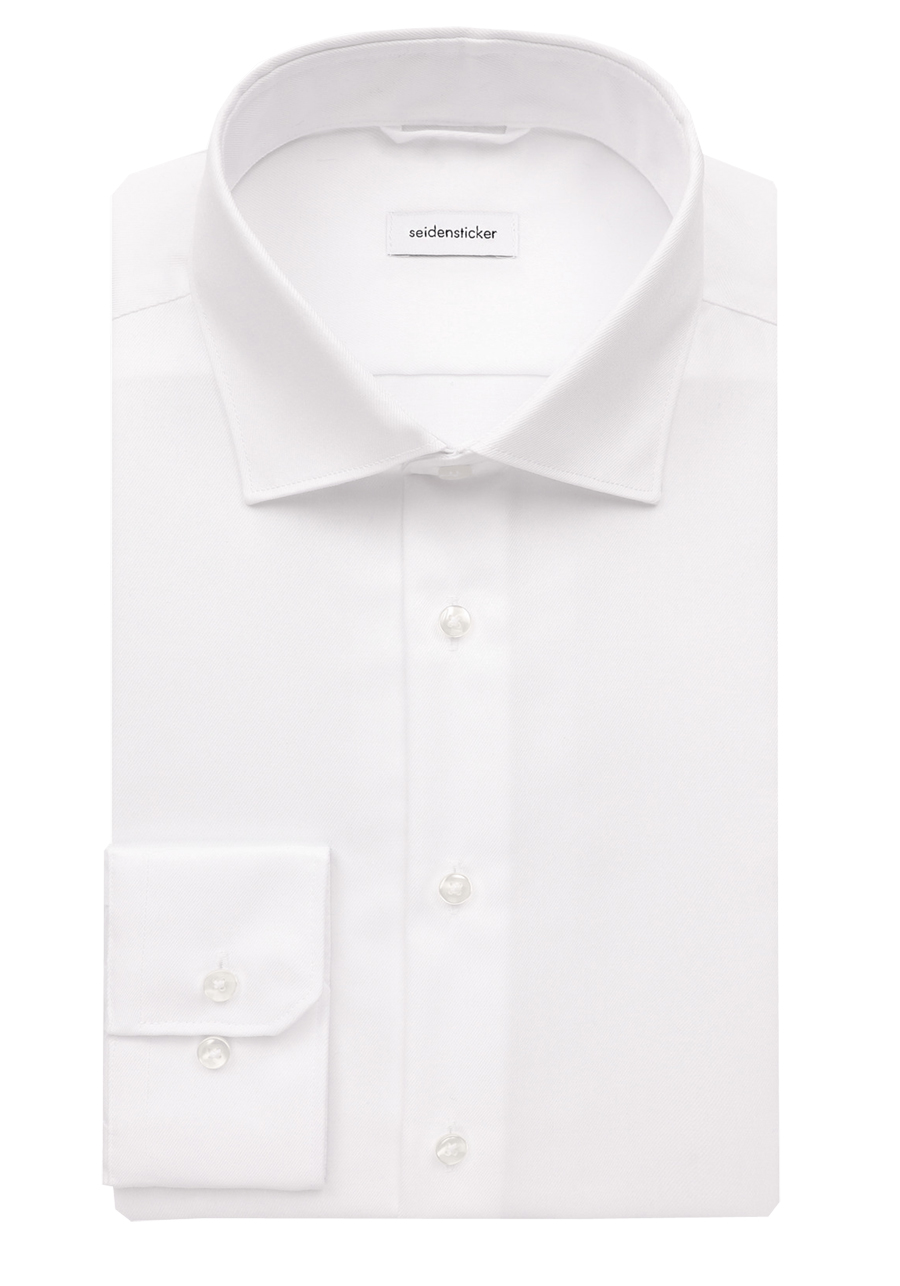 Produktbild f�r 'SEIDENSTICKER X-Slim Hemd extra langer Arm New Kent Kragen Twill wei�'