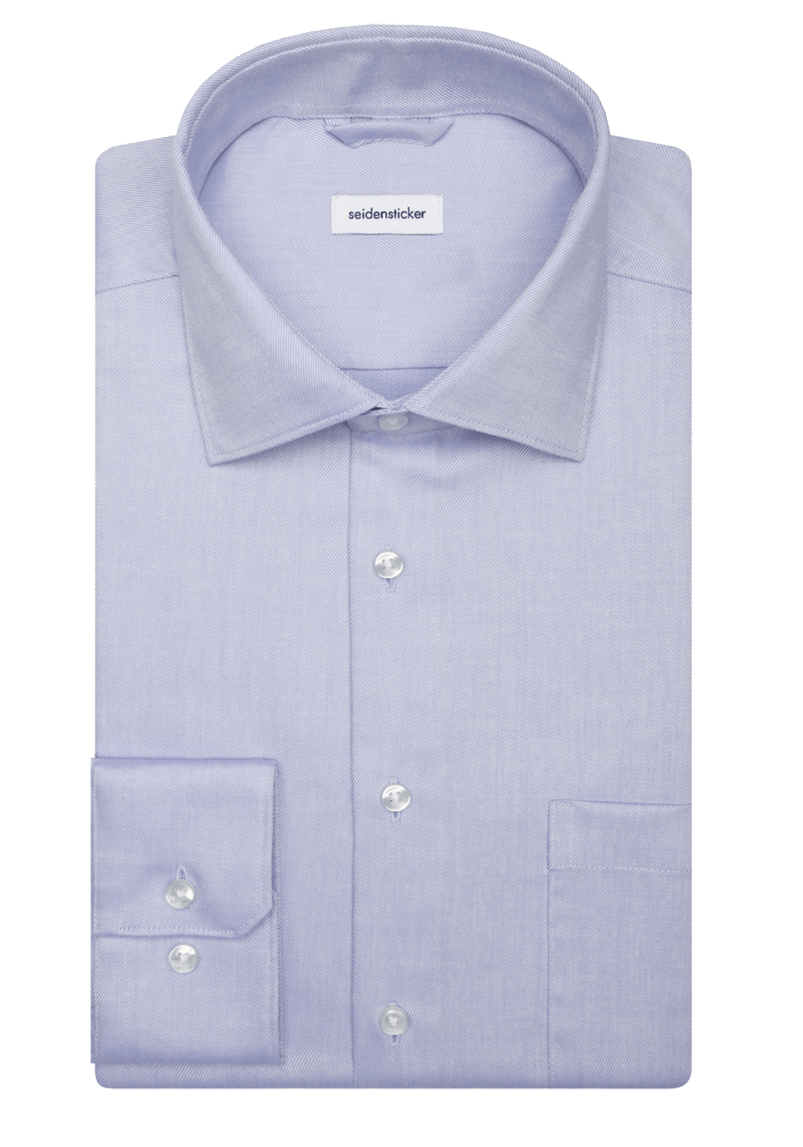 Produktbild f�r 'SEIDENSTICKER Regular Fit Hemd extra langer Arm Twill aqua'