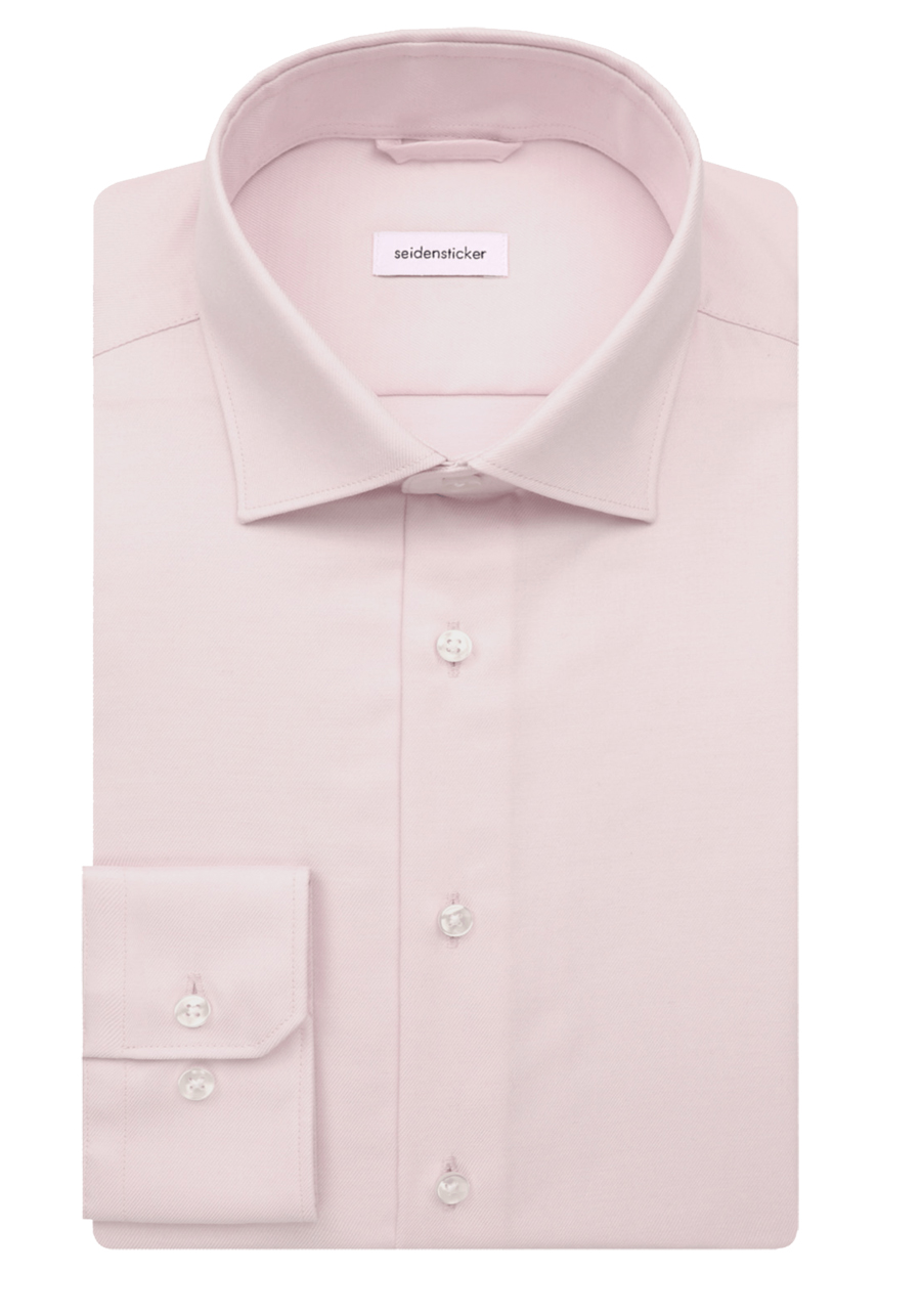 Produktbild f�r 'SEIDENSTICKER Slim Fit Hemd Langarm New Kent Kragen rosa'