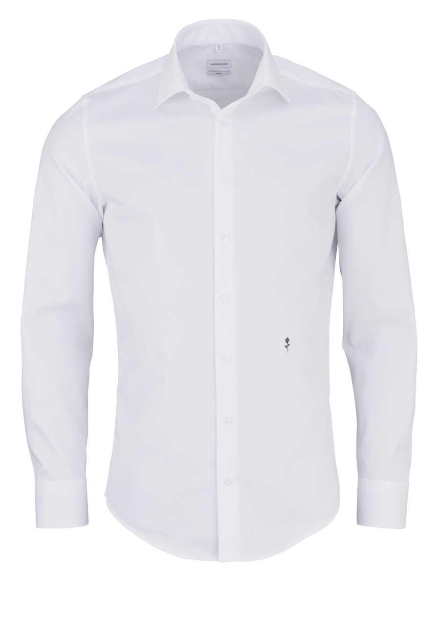 Produktbild f�r 'SEIDENSTICKER Slim Hemd Langarm THE ORIGINAL New Kent Kragen wei�'
