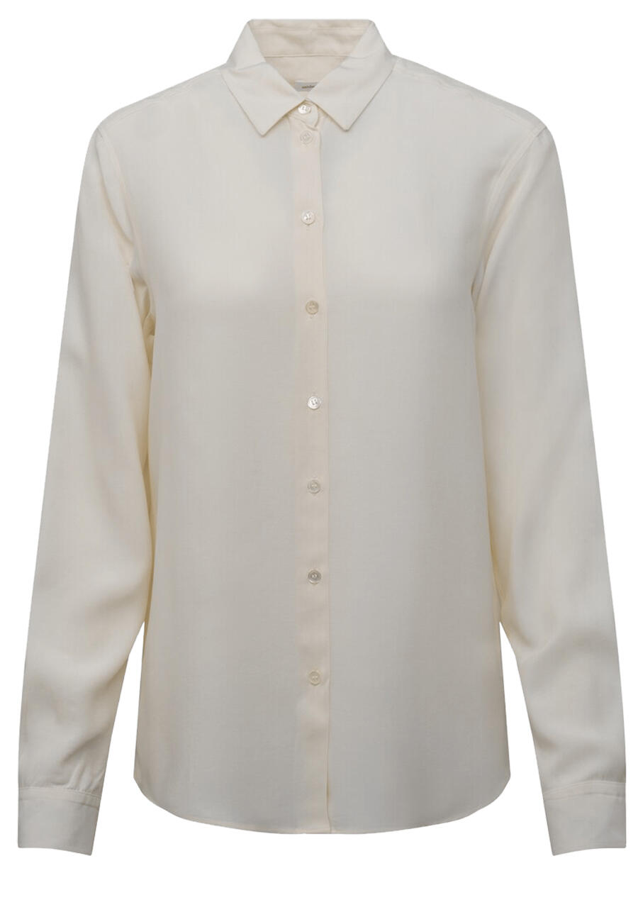 Produktbild fr 'SEIDENSTICKER Regular Fit Bluse Langarm Hemdenkragen Viskose ecru'