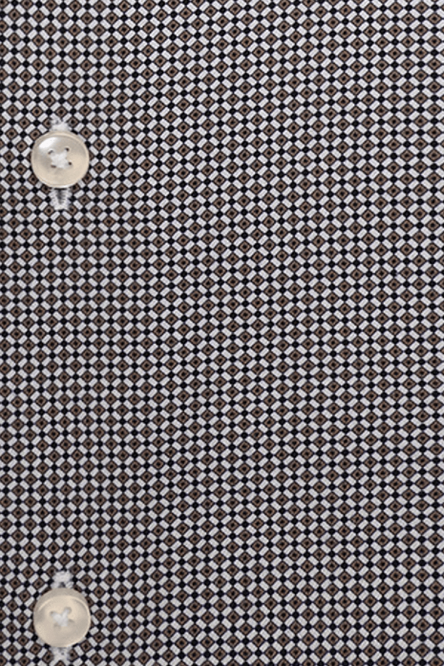 Produktbild f�r 'SEIDENSTICKER Slim Hemd Langarm New Kent Kragen Muster braun'